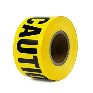 EONBON Customized Caution and Danger Barricade Tape Premium Yellow Caution Tape 3 Inch X 1000 Feet
