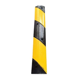 Mini Yellow Steel Dome Speed Bump 1000x150x30mm 4.5kg OBC Brand 2pcs/Bag for Outdoor Traffic Safety Wholesale