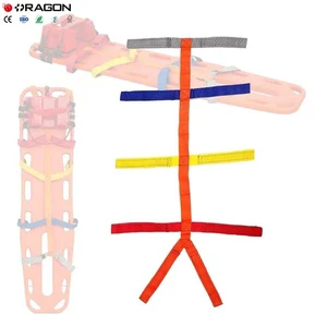 Spine Board Rescue Strap Patient Restraint Strap Spider Strap Safety Belts with Reflective Material