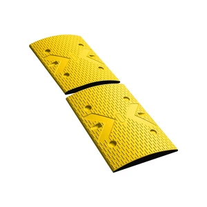 Factory Outlet Stores Synthetic Outdoor Car Speed Bump Red Blue Yellow Rubber Roadway for Use