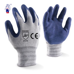Dongfanghong CE Certified Firm Grip Anti Slip Construction Gloves One Size Fits All Factory Wholesale Rubber Material Safety