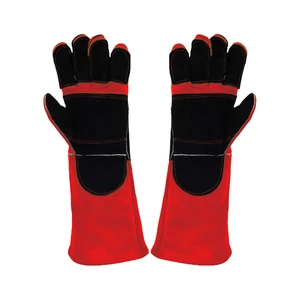 Trending Hot Selling Extreme Heat Resistant Welder Working Gloves Top Quality Breathable Leather Welding Work Safety Gloves
