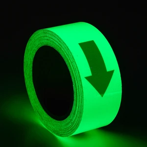 Long-Lasting Night Visibility Green Luminous Glow in the Dark Warning Security Photo Luminescent Tape