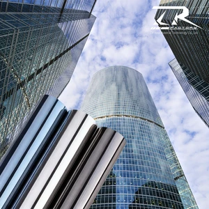 ZIRUI High Quality Reflective GR-30 Luxury Architectural Glass Film 2 Mil Thickness Anti Scratch Privacy Pet Solar Film