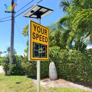 12 Years Factory 2 Digit Outdoor LED Traffic Radar Speed Sign