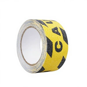 Waterproof PVC Rubber Single Sided Anti-slip Wear-Resistant High Temperature Grip Warning Tape 5m Floors Shafts Stairs Safety