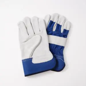 Industrial Heavy-Duty Yellow Cow Leather Welding Gloves for Welding Customizable Cut-Resistant Safety Gloves