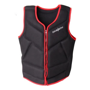DIVESTAR OEM CE Certified Custom Logo EPE Foam Safety Style Water Sports Surfing Sailing Life Jacket with Customized Color