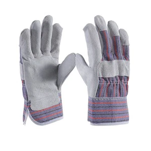 Anti Slip Heat Resistant Custom Winter Warm Leather Industrial Work Safety Welding Hand Gloves for Work
