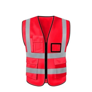 Hi Vis Reflective Safety Vest with Custom Logo High Quality Reflective Clothing Jacket