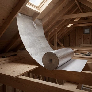 Thermal Insulation Reflective Material Aluminum Foil/Metallized PET EPE XPE Moisture-Proof and Insulation Underlayment