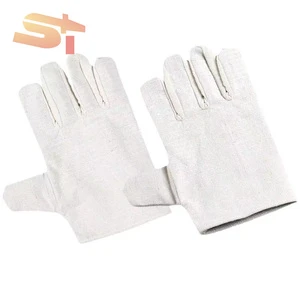 Double-layer Canvas Welding Gloves for Extended Welders Long Insulation Durable Heat-resistant Heat-resistant Welding Gloves