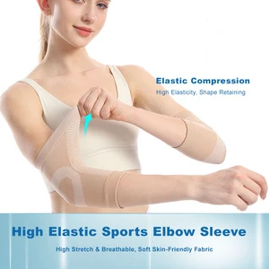 Custom Logo Ultra Thin High Elastic Breathable Warm Sports Sleeves Unisex Elbow Wrist Arm Joint Protective Guards