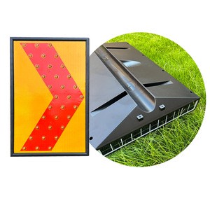 600x400mm Solar LED Traffic Warning Light
