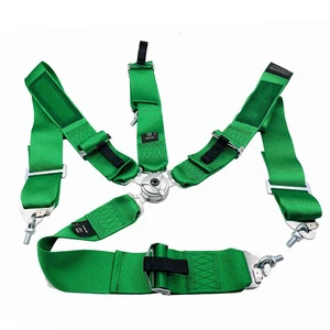 JDM Universal Fit 4-Point Seat Belt Kit 3-Inch Sports Auto Safety Camouflage Race Car with Polyester/Nylon Harness