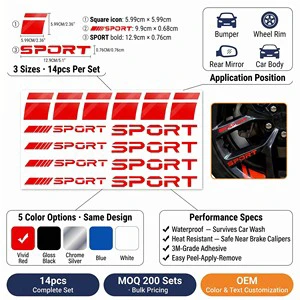Custom Reflective Plastic Labels with Digital Printing