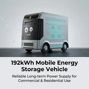 100kW 192kWh Emergency Mobile EV Charging Vehicle For Disaster Rescue