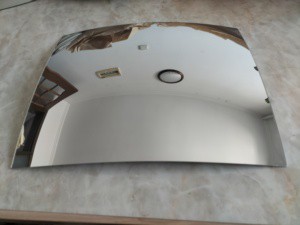 Customized Size Convex Mirror Glass Thickness 1.8mm 2mm 305*407 mm Aluminum Mirror Factory Price