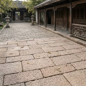 Natural Old Granite Slabs Reclaimed Stone Pavers Bush Hammered Surface Modern Design Wholesale Custom Size For Outdoor Floor