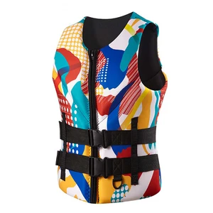 Adult PFD Life Jacket Professional High Buoyancy Portable Safety Vest for Fishing Boating Kayaking Water Sports
