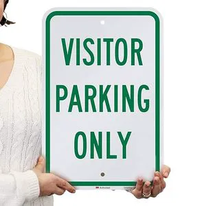 3H High Visibility Engineered Grade Standing Traffic Signs Reflective Material Green/white Alert Style Uv Printed