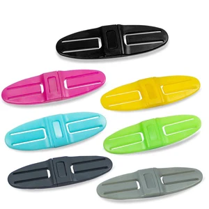 Adjustable Universal Child Seat Safety Belt Clip Colorful Baby Guard Chest Harness Chest Clip Kids Trend Interior Accessories