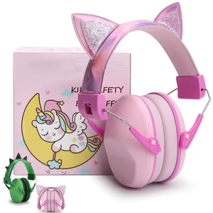 Age 4-18 Year Old Autism Kids Kids Sound Blocking Noise Reduction Earmuffs Cute Hearing Protection Safety for Comfort Wearing