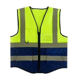 Reflective Vest Safety Vest Jacket Strip Personal Security Construction High Visibility Work Safety Reflective Clothing