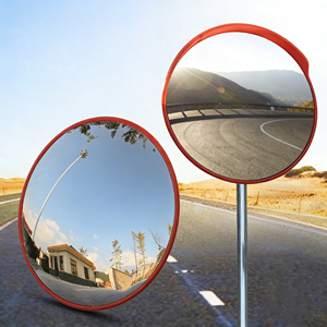PC Convex Mirror 30 45 60 80 Diameter Indoor Outdoor Usage Wide Angle High-definition Traffic Convex Mirror