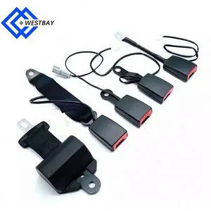 GL6/Cavalier/Astra OE 90927481 Car Safety Seat Belt Accessories 2-Point Metal Steel Safety Buckles Car Seat Belt Socket Buckles