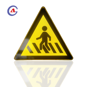 GA High Quality Reflective Traffic Safety Signs Aluminum Speed Limit Board Street Pole Marker Standing For Highway Directional