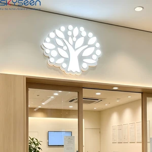 SKYSEEN Custom 3D Letter Sign Waterproof LED Frontlit Illuminated Storefront Logo Signage For Buildings Outdoor/Indoor