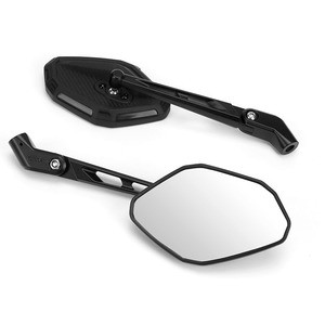 New SOKO Universal Anti-Glare Foldable Convex Black Motorcycle Rearview Side Mirror