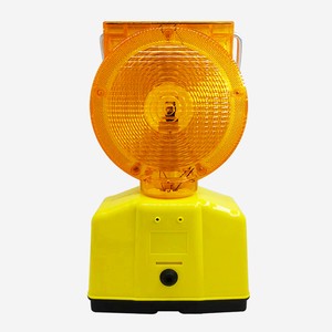 High Visible Solar LED Traffic Light ABS PC Metal Clamp Construction Safety Traffic Barrier Road Airport Construction Sites