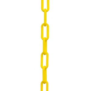 Yellow Colored Safety Road Barrier Warning Chain