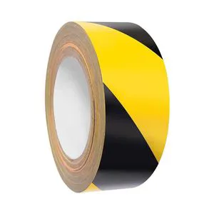 YIHONG Yellow Black Hazard Warning Tape Wear Resistant Anti Slip PVC Floor Marking Safety Tape