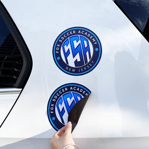 Waterproof Weather Protected Magnet Stickers Custom Anime Reflective Car Magnetic Stickers Long Life Magnetic Stickers For Car