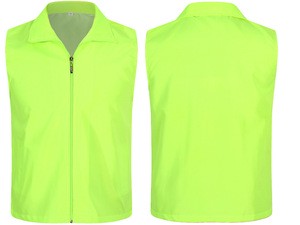 Sleeveless Security Reflective Safety Vest Clothing with Reflective Strips Workers Vest