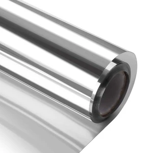 Wholesale Soft Bright Silver Metallized PET Film Solar Reflect Protection Mirror Building Tinted Solar Reflect Film