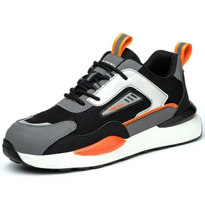Labor protection Men's Anti-smash Anti-puncture Insulation Breathable Functional Work Shoes