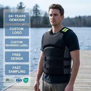 Adults Training Neoprene Impact Life Vest High Buoyancy Professional Water Sports Life Jacket For Surfing Swimming And Drifting