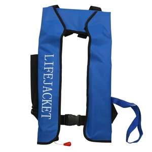 NiuFuRui Custom Marine Oxford Fabric 33g CO2 Cylinder Self-Inflatable Life Jacket 150-275N Buoyancy CE Certified Life Saving