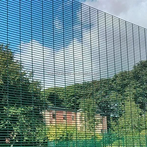 HDG 358 Anti-Climb Welded Dense Mesh Powder Coated 4mm Anti-Cut Wire Durable For Airport Perimeter Security