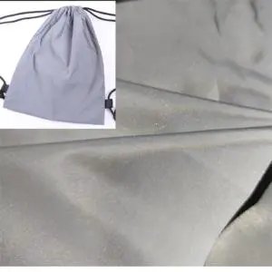 Polyester Silver Color Colourful Reflective Fabric Breathable Waterproof Reflective Working Clothes