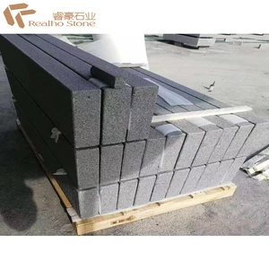 China G654 Dark Grey Granite Curbstone for Curbing Project
