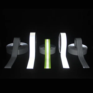 Industrial Highlight TC Reflective Fabric EN20471 Reflective Fabric Tape Sew on Clothes