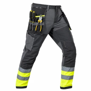 Safety Reflective High Visibility Pants ANSI Class 2 Hi Vis Construction Work Pants For Men