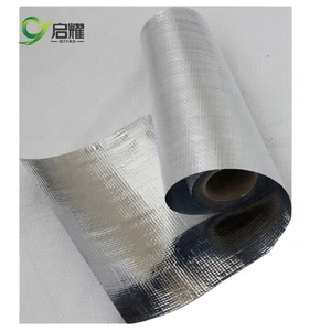High-Reflective Aluminum Foil Woven Fabric For Metal Roof Warehouse Thermal Insulation And Radiant Barrier