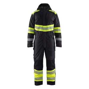 100% Cotton Hi-Vis ANSI Class 3 Waterproof Plus Size Worker Construction Uniform Fire Proof Safety Comfortable Reflective LED