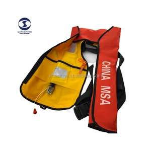 Solas Approved Type 1 Inflatable Marine Life Jacket ISO 12402-3 Buoyance Vest Automatic Inflatable Life Jacket for Sales